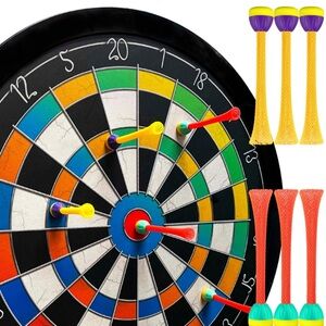 Dart set with magnetic darts